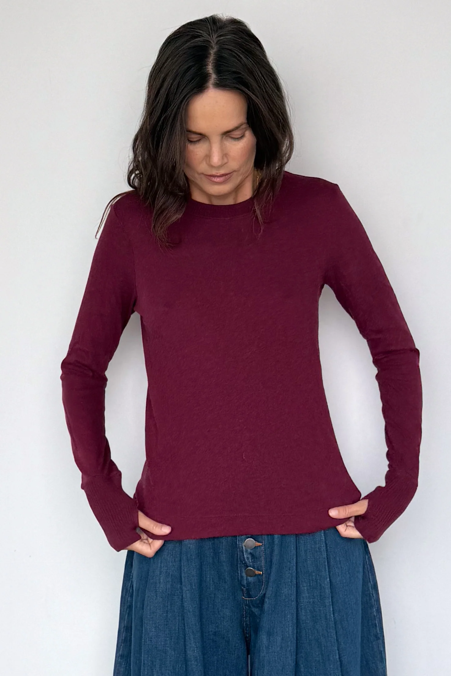 Cashmere Cuffed Crewneck - Image 7
