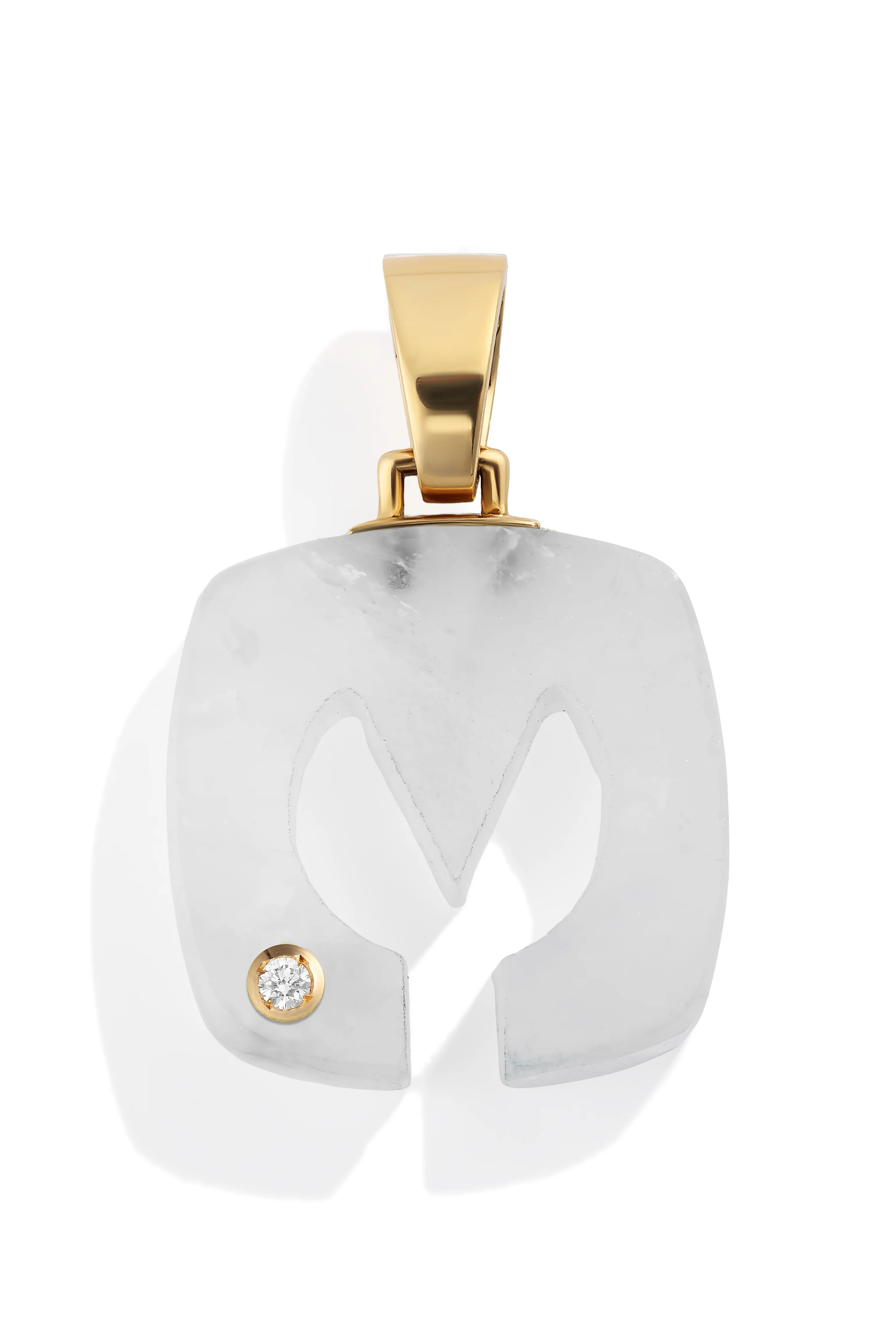 Custom Crystal Splendente Initial Pendant - Image 3