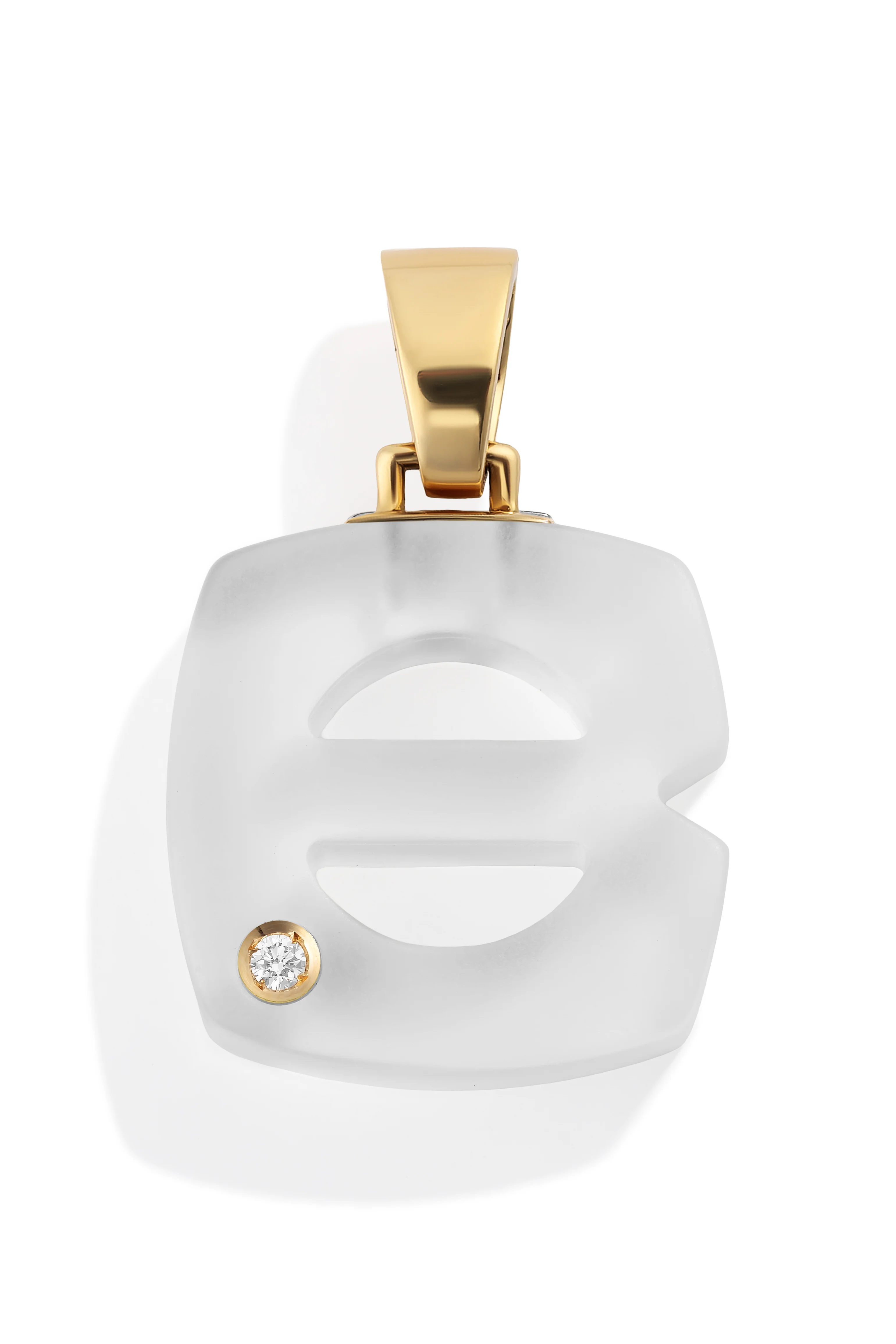 Custom Crystal Splendente Initial Pendant - Image 5