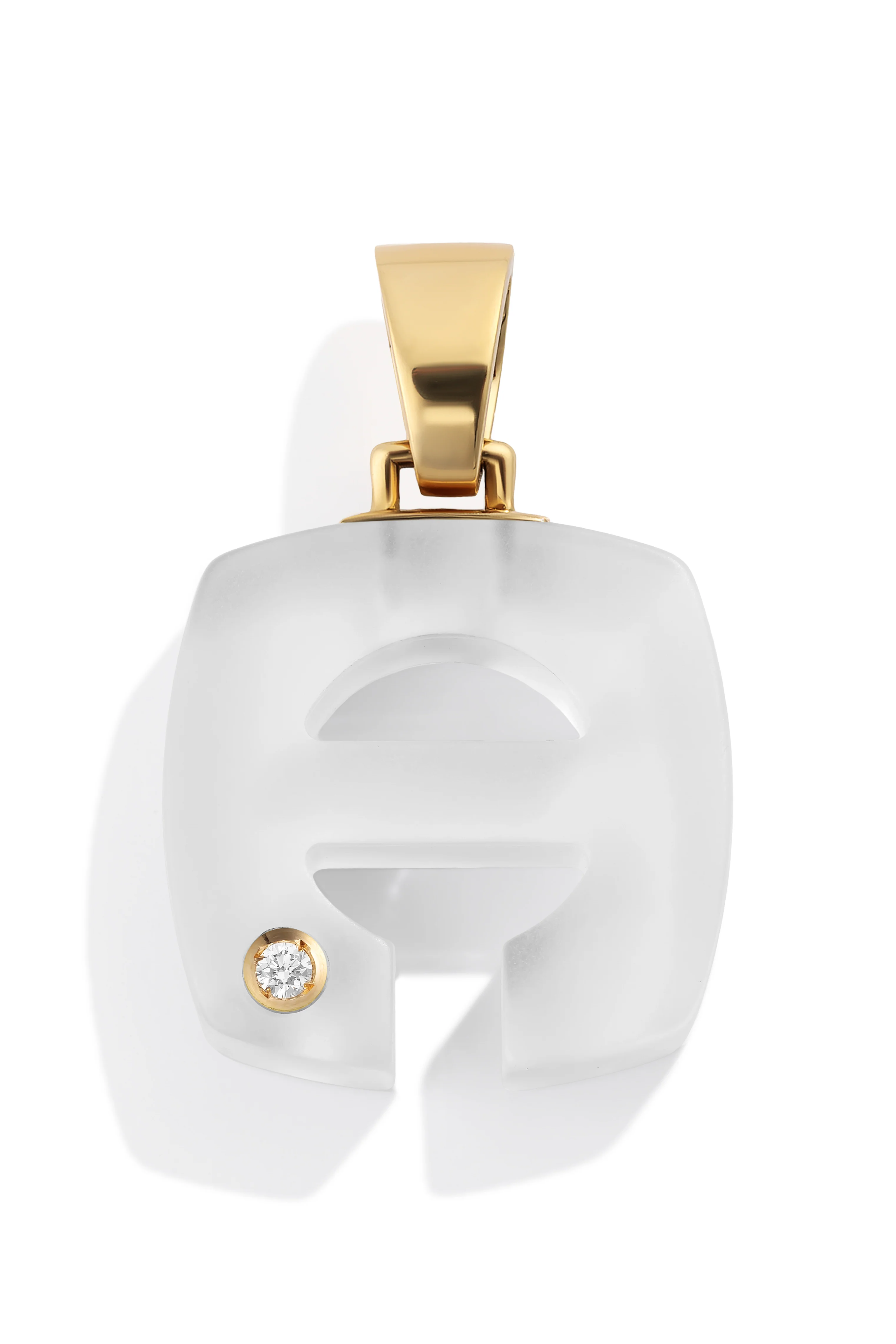Custom Crystal Splendente Initial Pendant - Image 6
