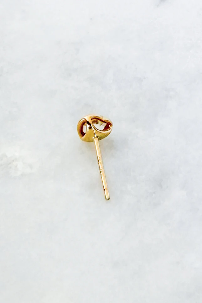 Diamond Heart Stud Earring - Image 8