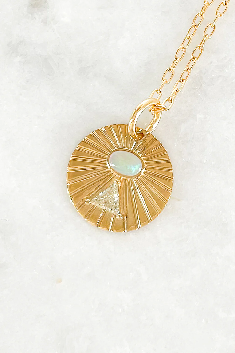 Diamond Pyramid Necklace - Image 11