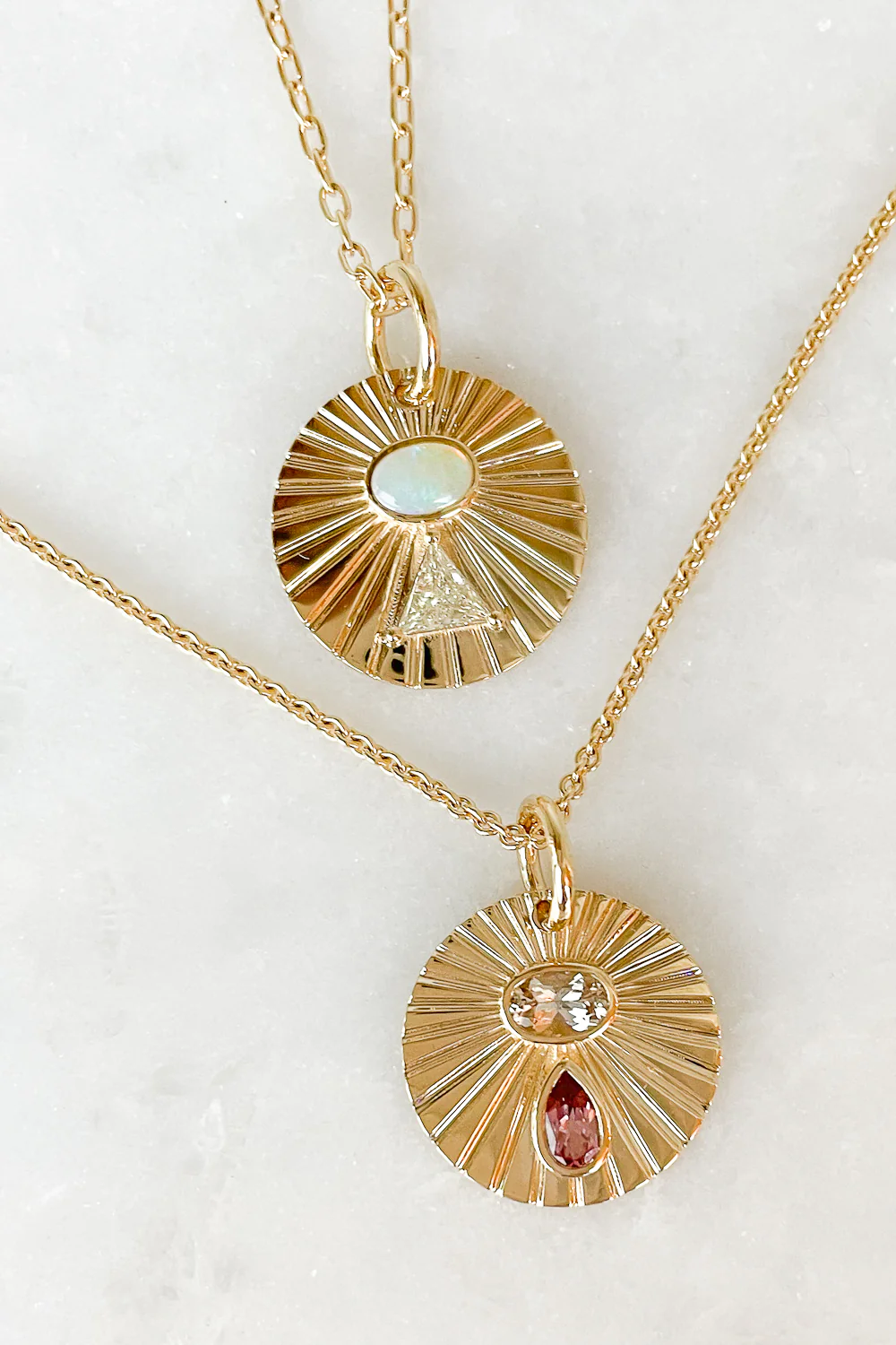 Diamond Pyramid Necklace - Image 6