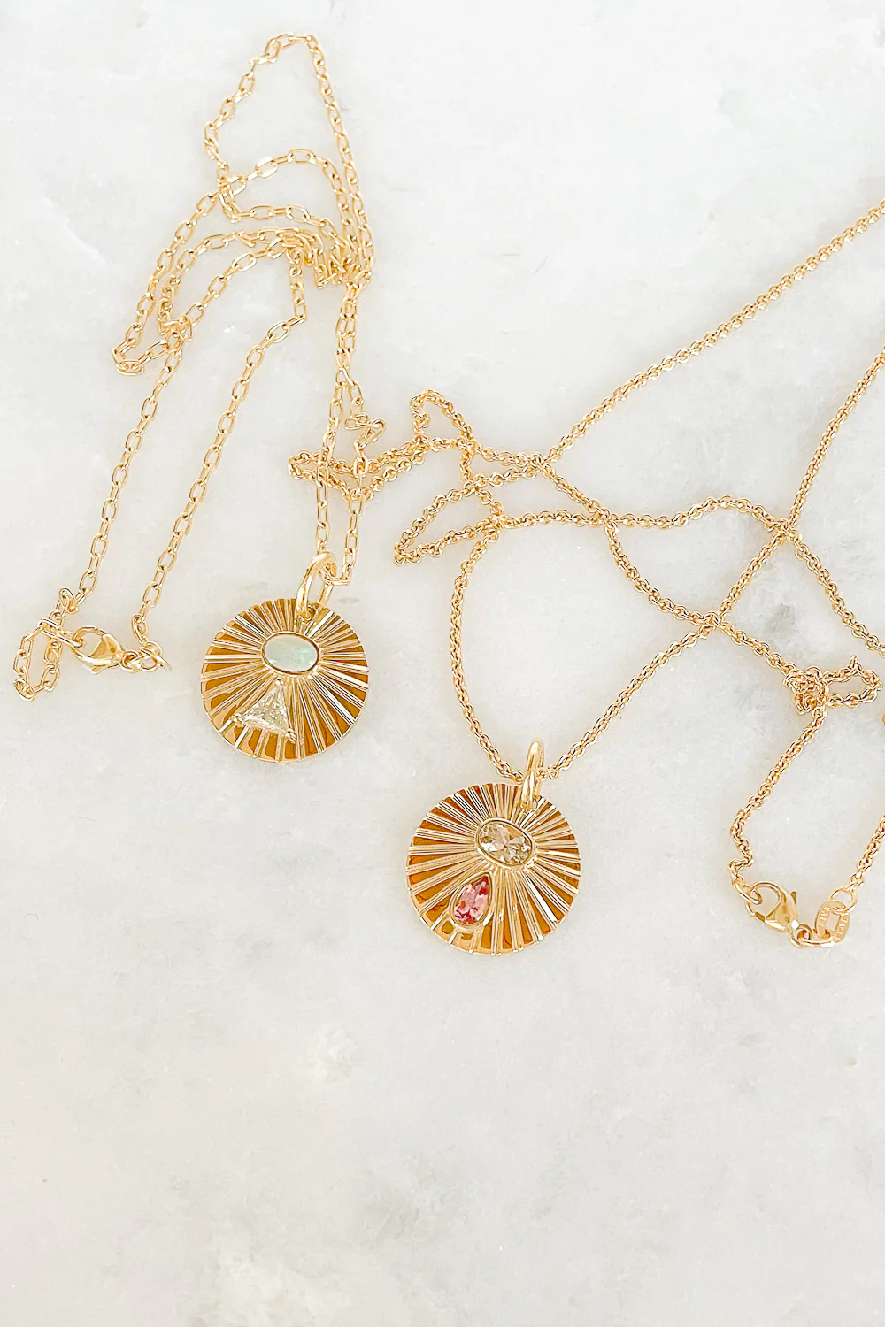 Diamond Pyramid Necklace - Image 8