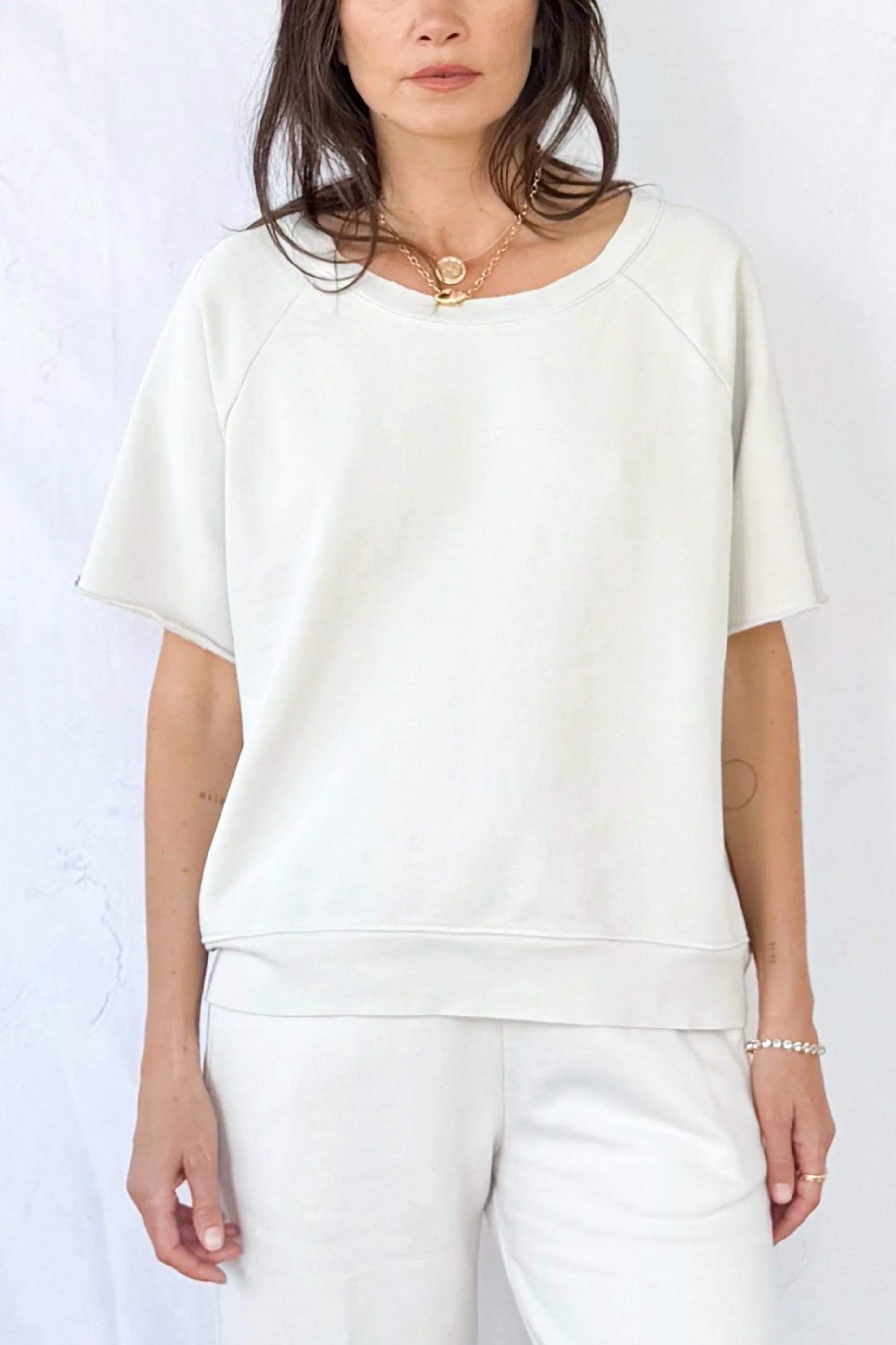 Fleece Short Sleeve Sweatshirt - Image 8