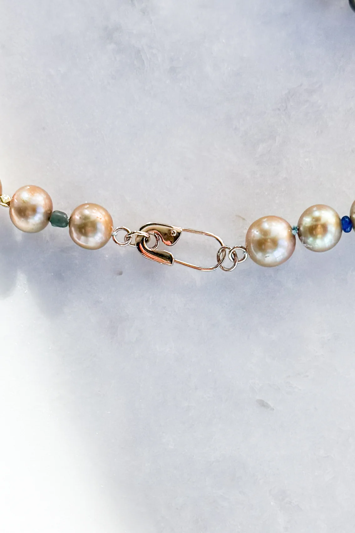 Golden Nila Pearl Necklace - Image 3