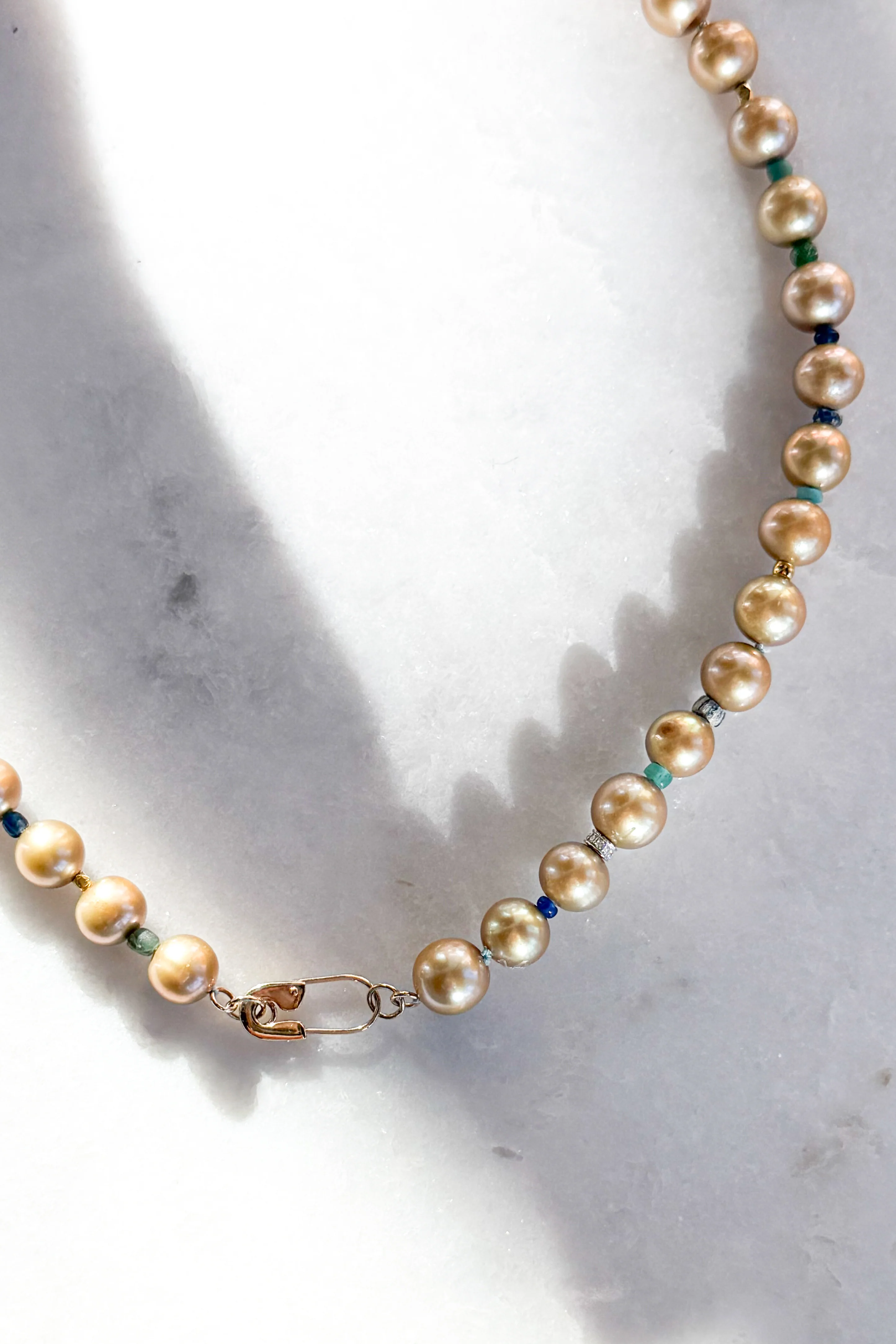 Golden Nila Pearl Necklace - Image 5