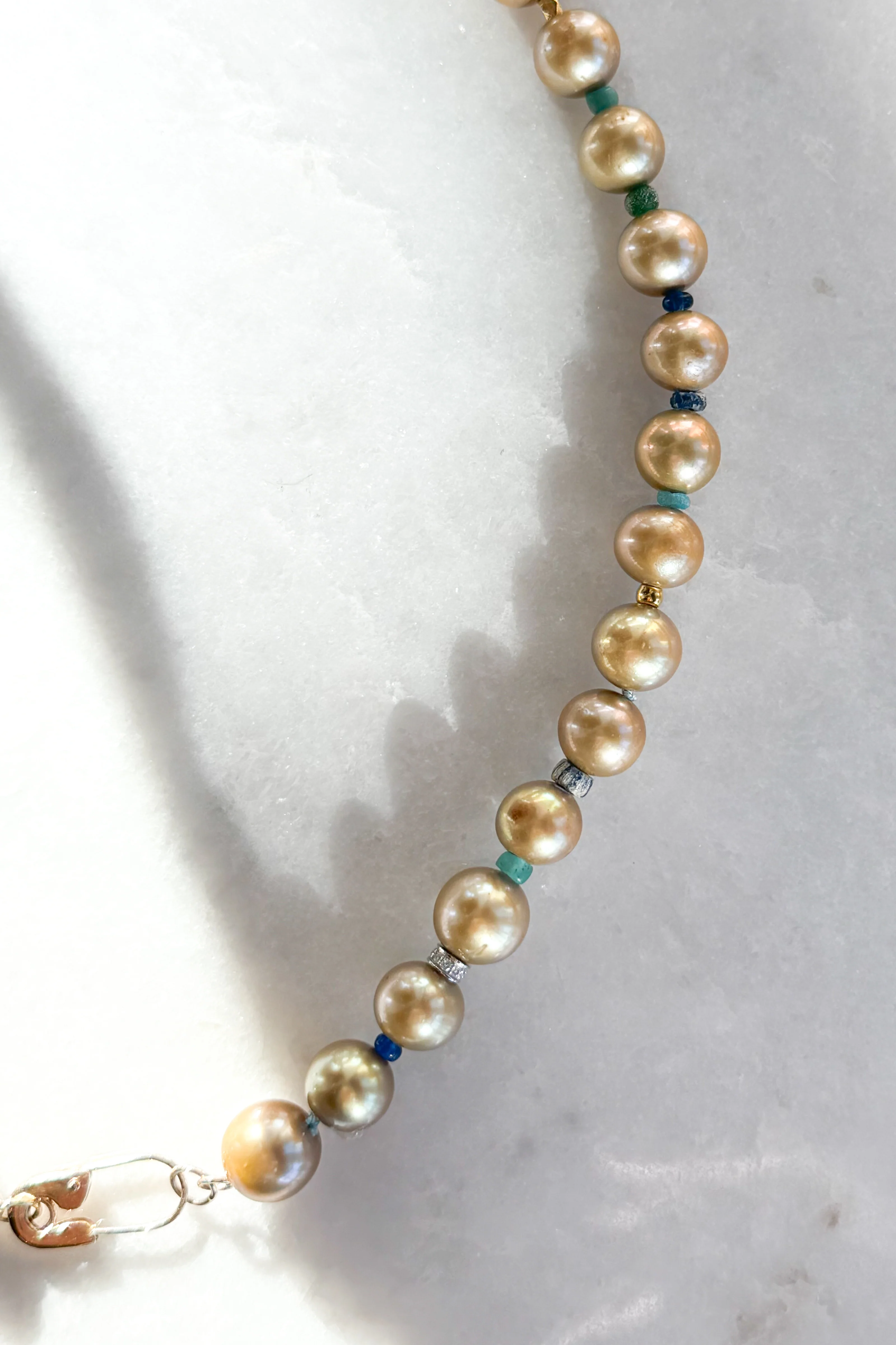 Golden Nila Pearl Necklace - Image 6