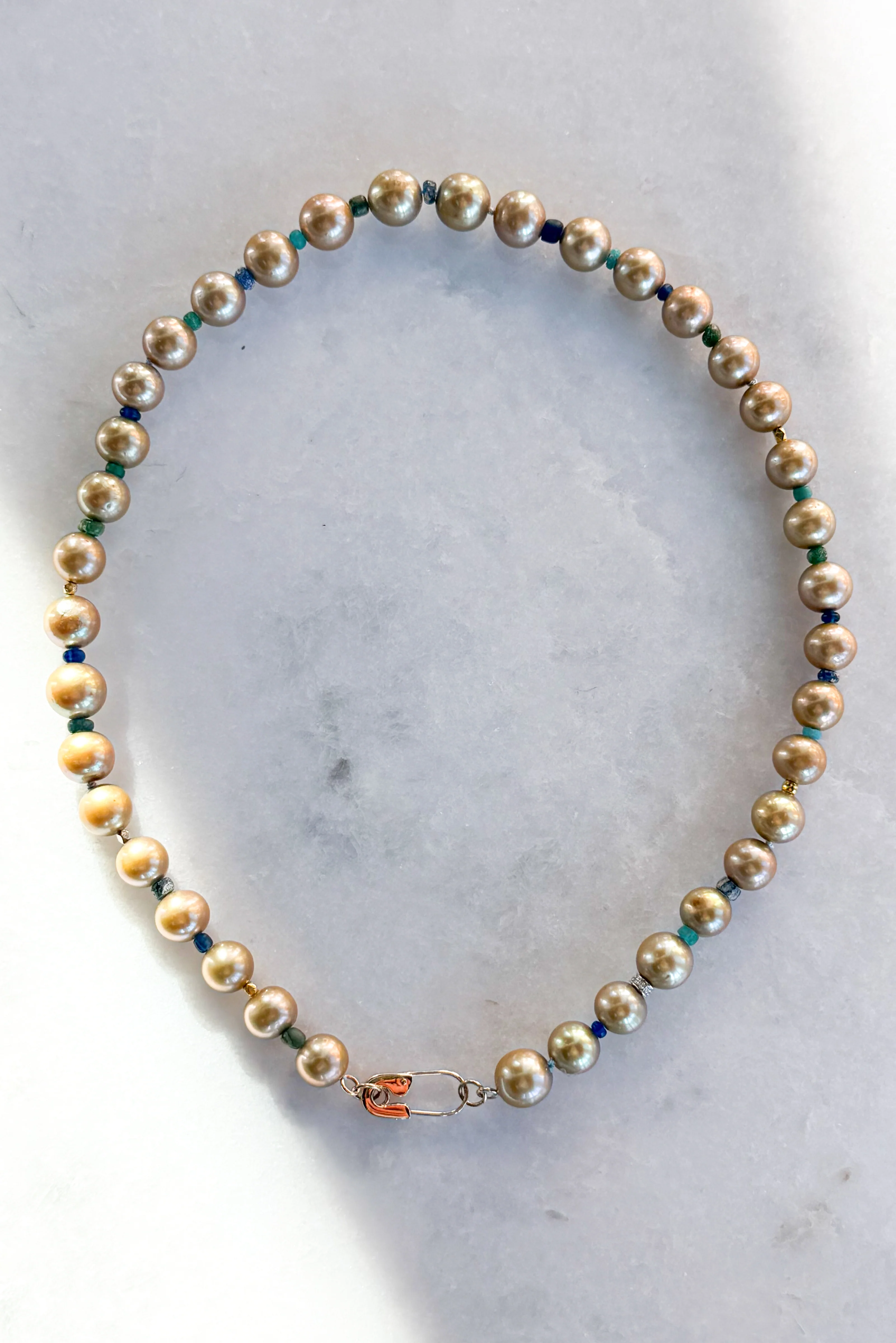 Golden Nila Pearl Necklace - Image 7