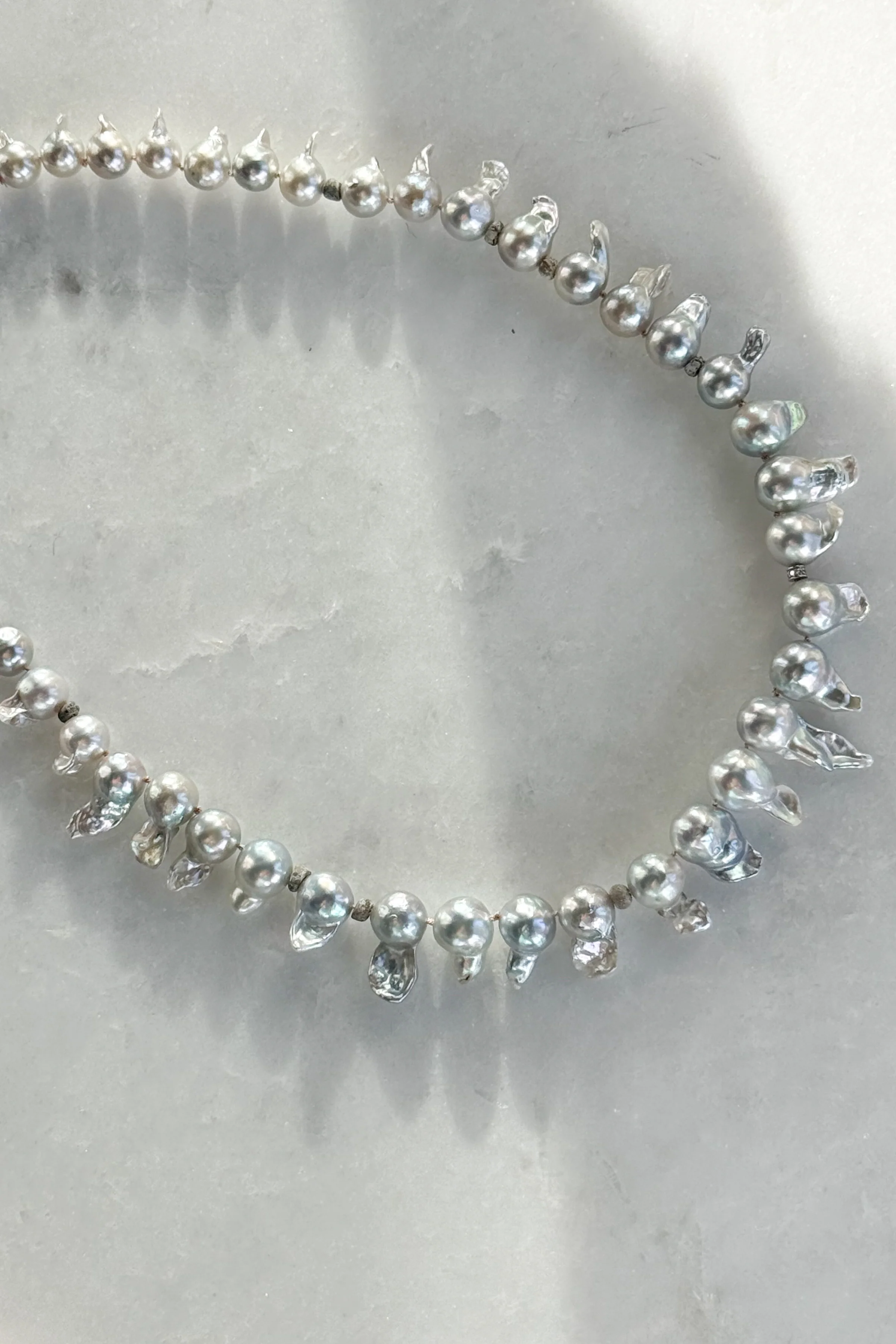 Graduated Baroque Pearl Necklace - Image 5