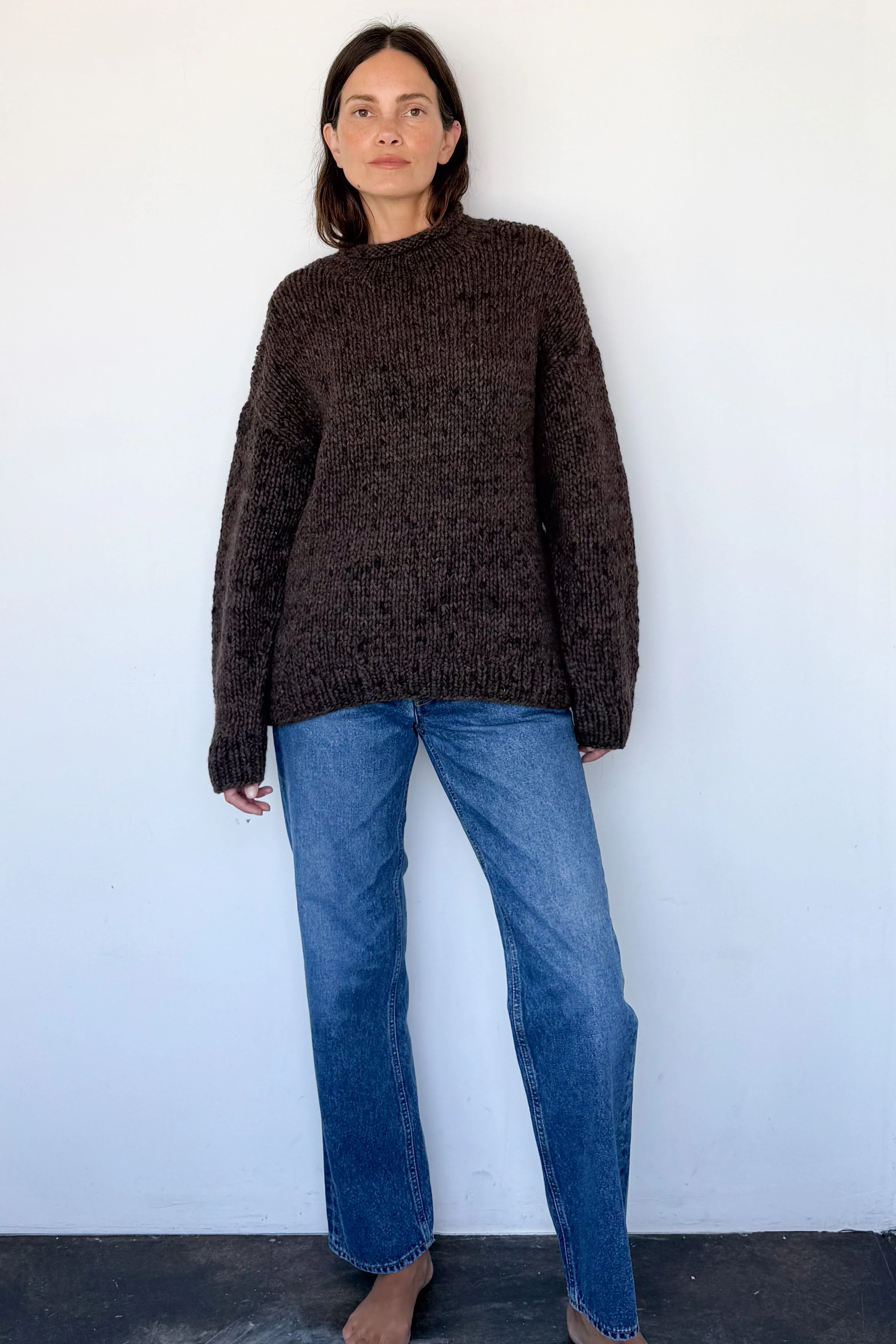 Handknit Rollneck Sweater - Image 3