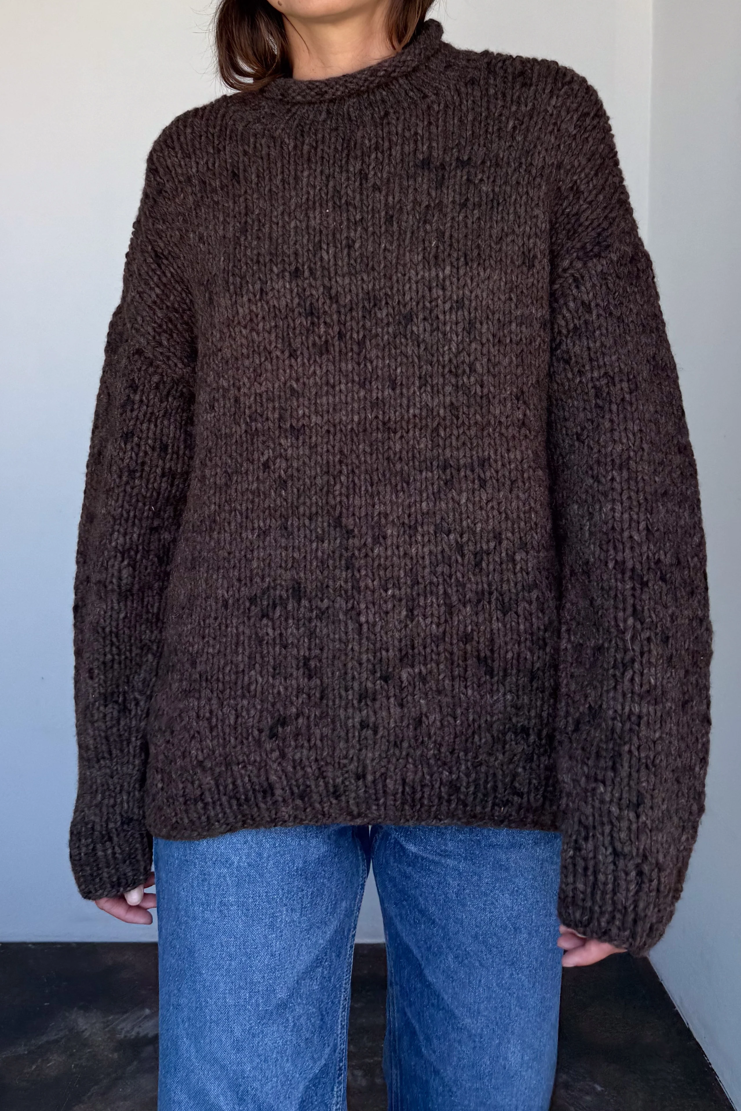 Handknit Rollneck Sweater - Image 4