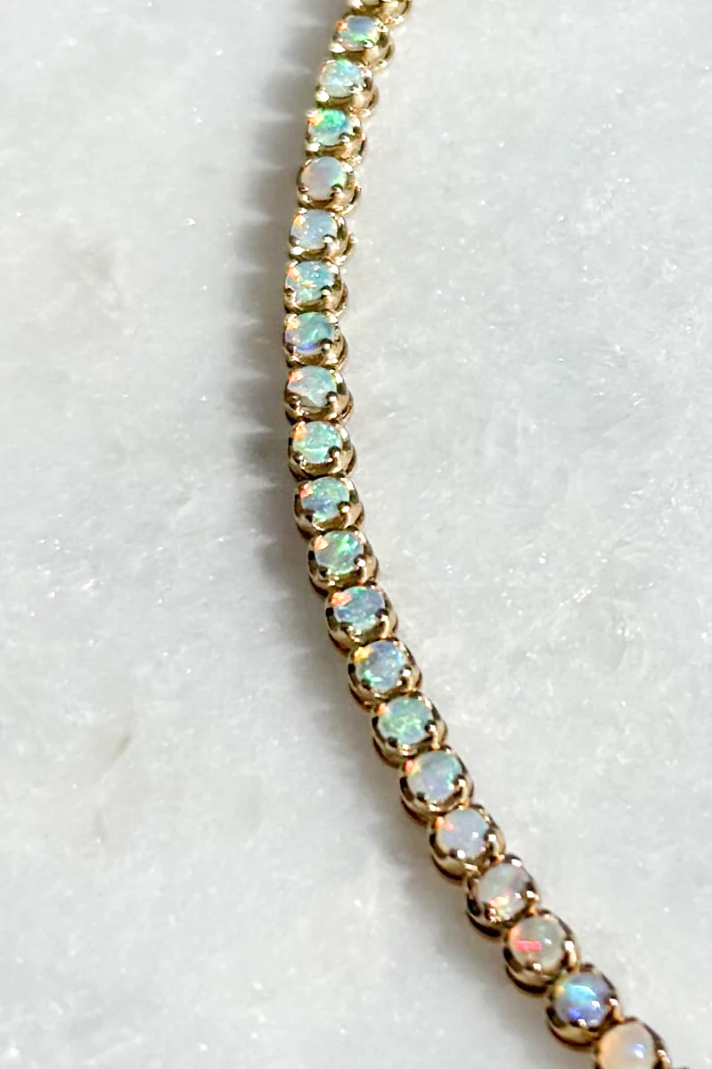 Opal Tennis Necklace - Image 6