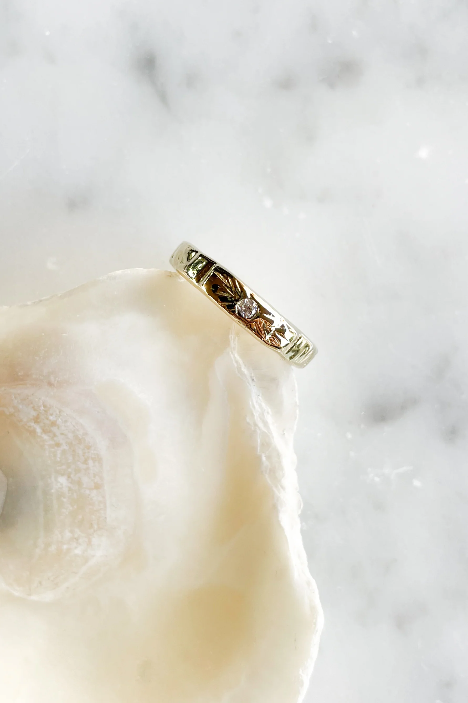 Petite Diamond Eye of Love Band - Image 3