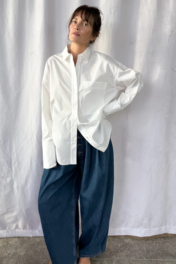 Poplin Button Up Shirt - Image 10