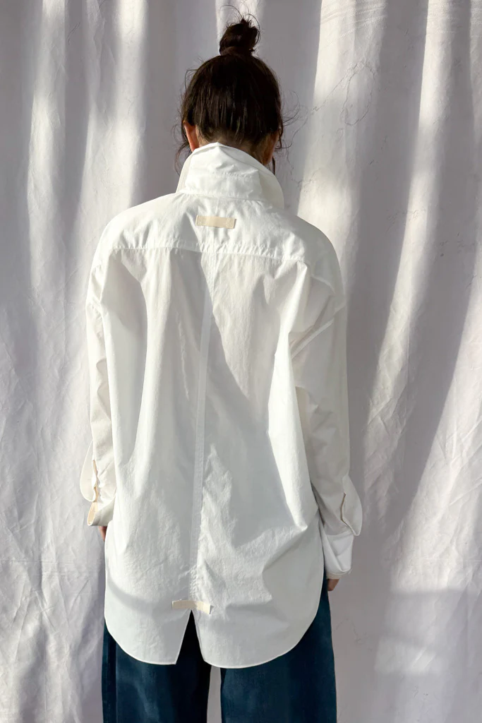 Poplin Button Up Shirt - Image 3