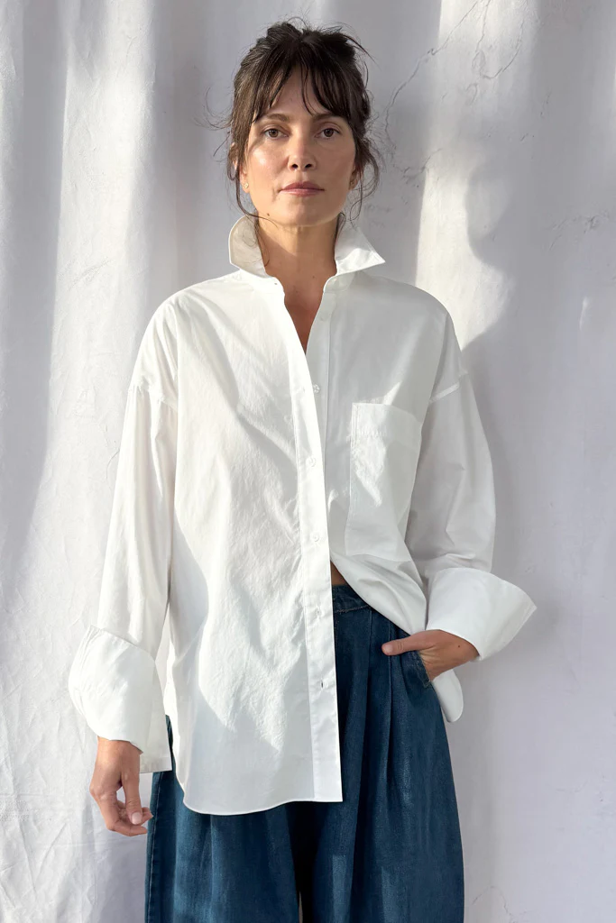 Poplin Button Up Shirt - Image 4