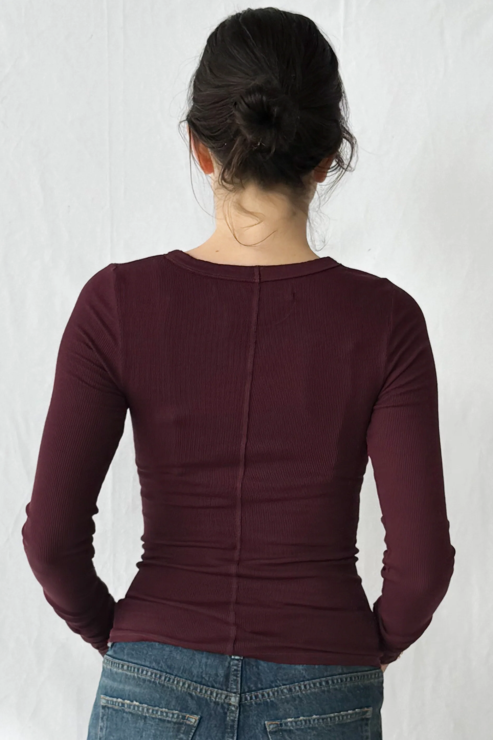 Silk Rib Essential Crewneck - Image 4