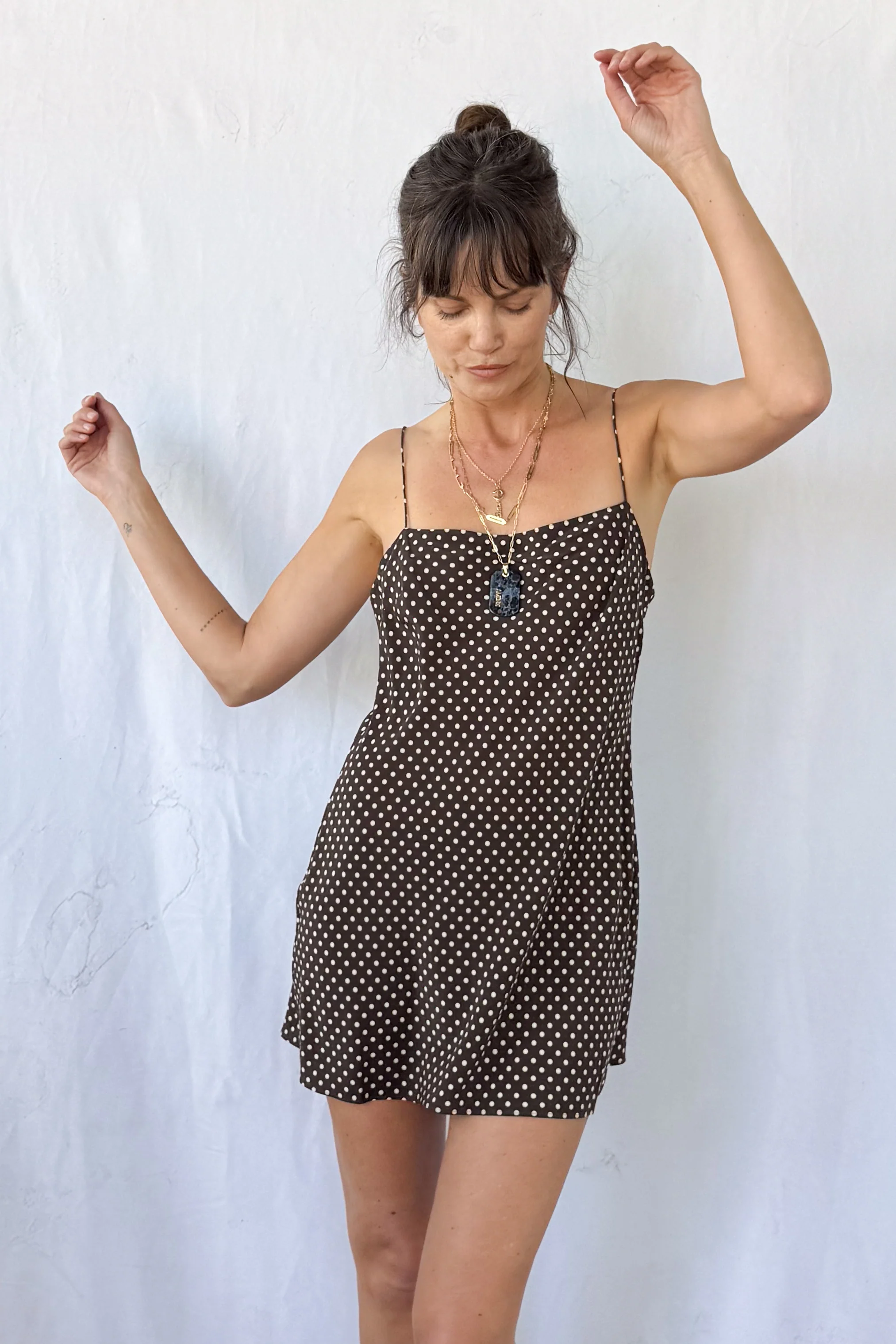 Square Slip Mini Dress - Image 3