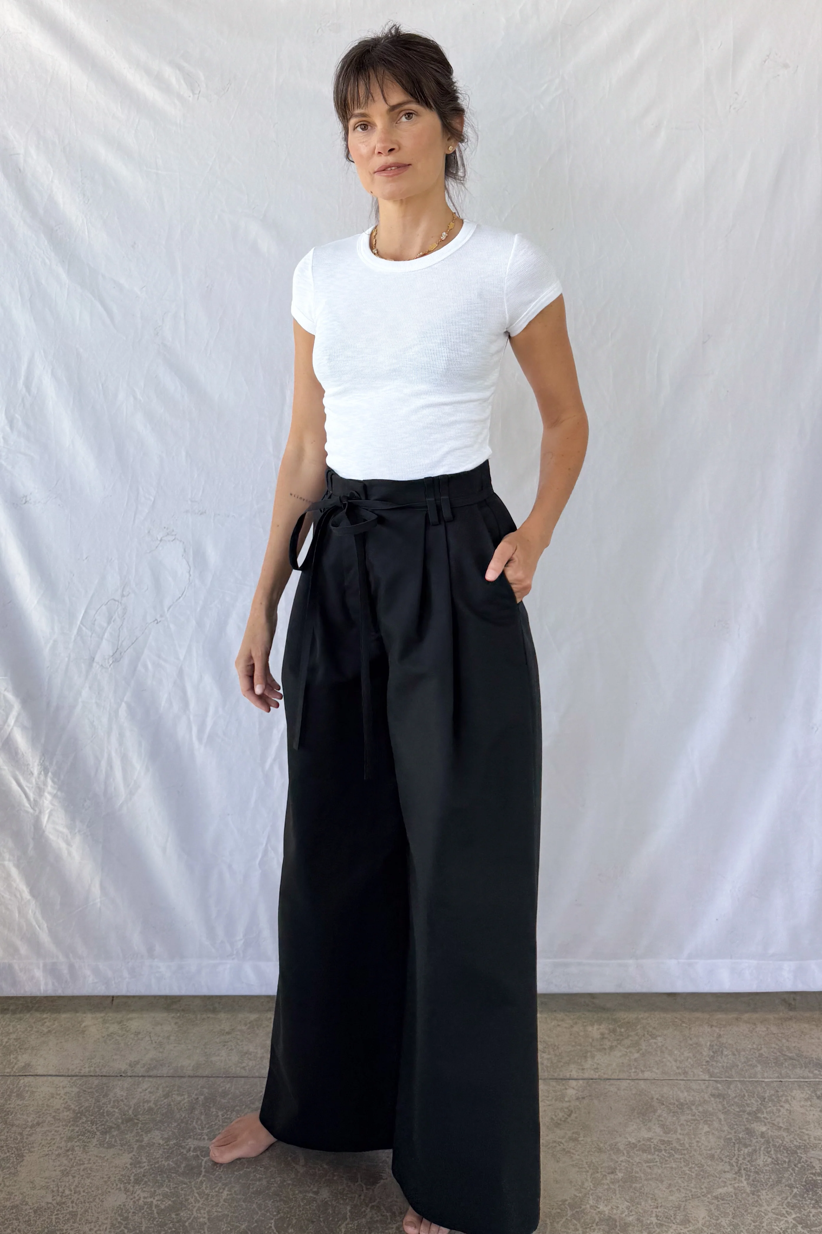 Textured Cap Sleeve Tee - Image 5