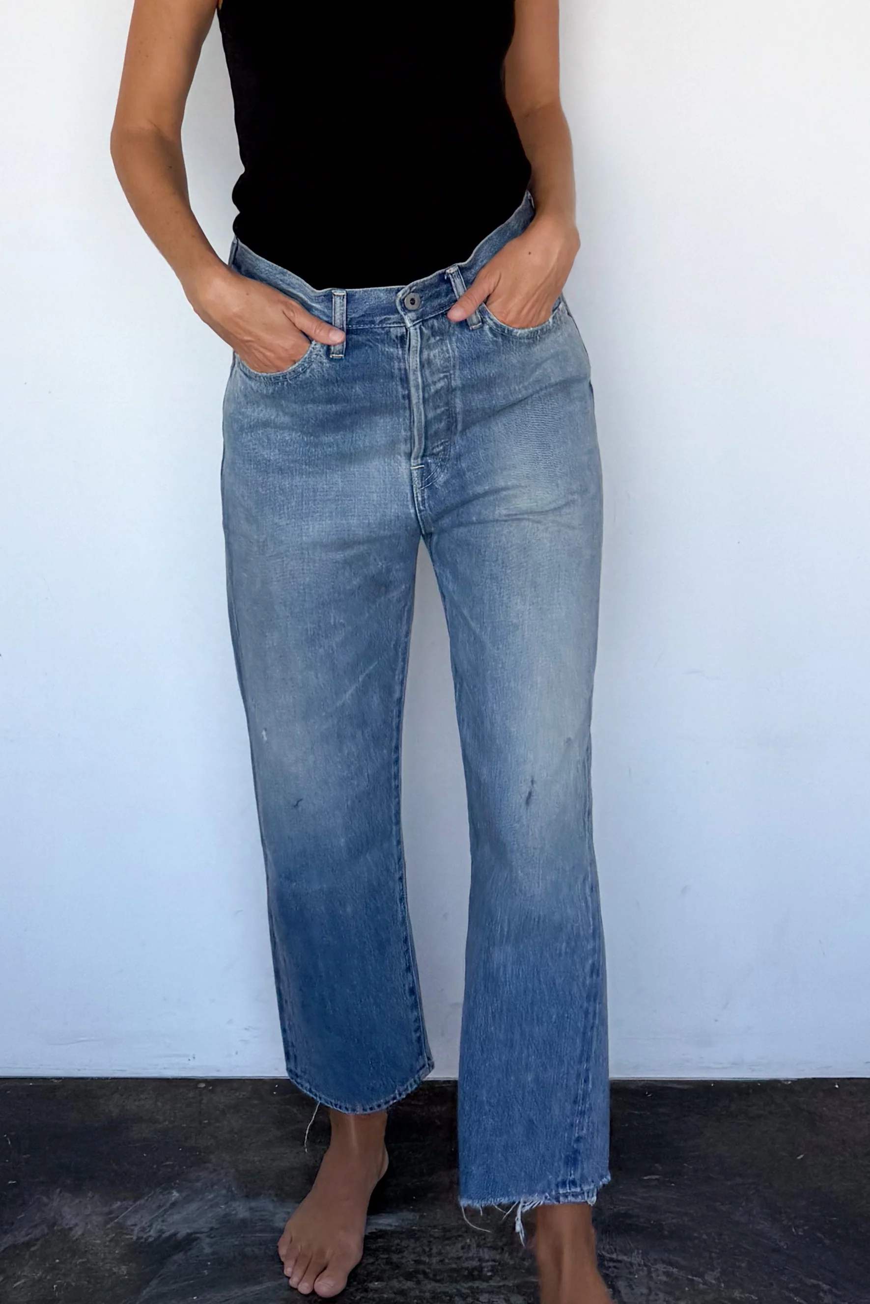 Wide Tapered Cut Jean - Image 3