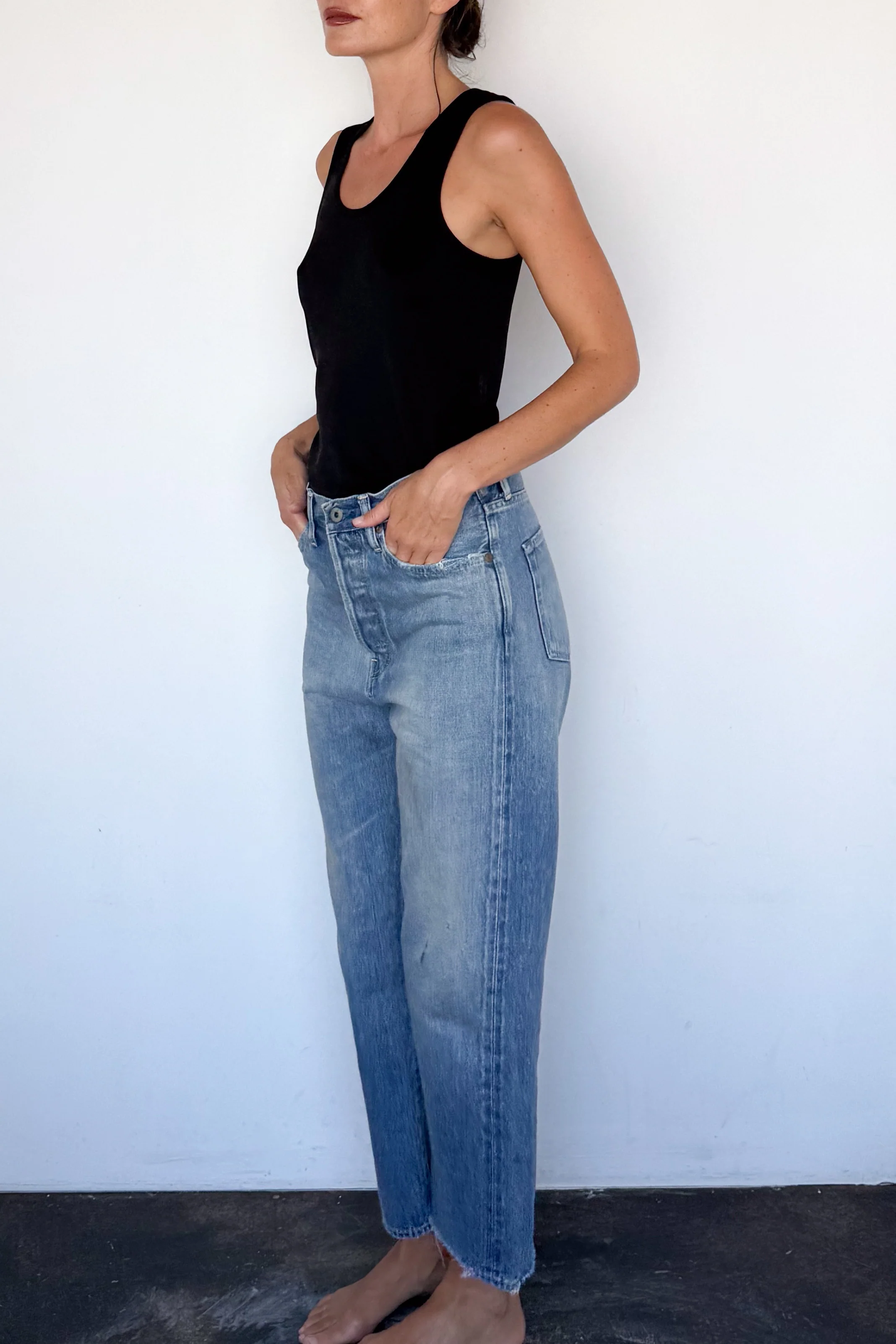 Wide Tapered Cut Jean - Image 6