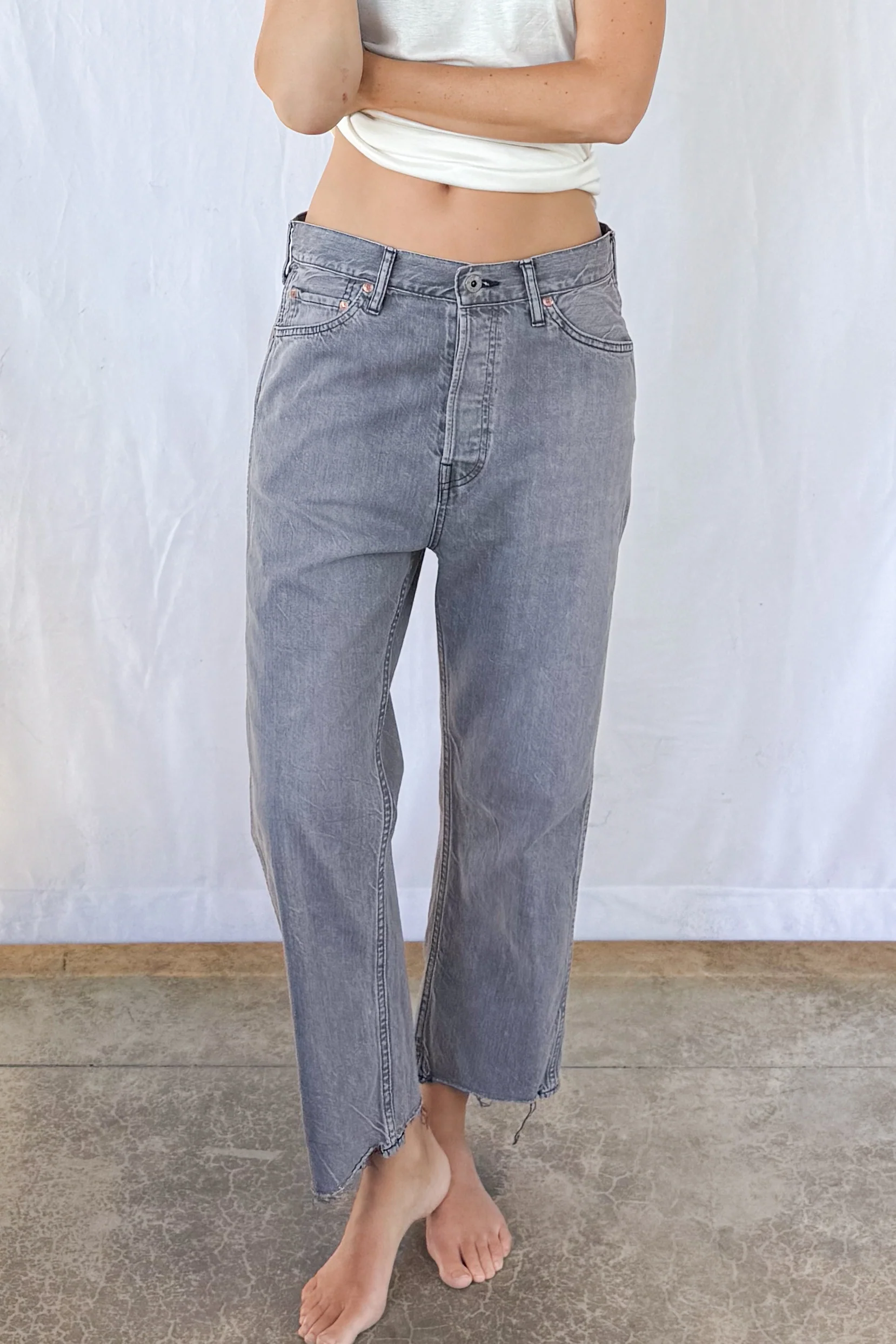 Wide Tapered Cut Jean - Image 6